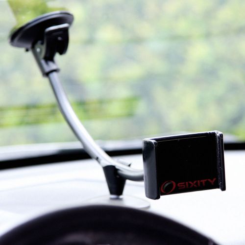 Car windshield mount holder for smart cell phone ipod iphone droid htc samsung