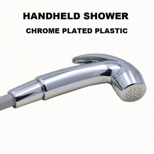 Chrome plated handheld shower head nozzle sprayer boat marine trailer motorhome