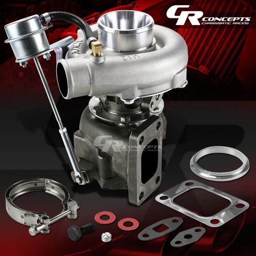 T04e t04 t3/t4 .63 a/r v-band 350+hp stage iii turbine turbo charger+wastegate