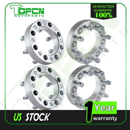 Set of 4 1.5&#034; 8 lug wheel spacers 8x6.5&#034; adapters for silverado 3500 hd