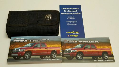 2007 dodge ram owners manual laramie slt st sxt wt v6 3.7 4.7 5.7l gas 4x4 1500