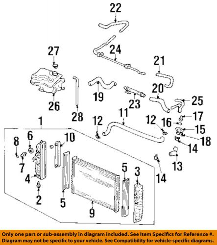 Gm oem radiator-transmission cooler connector 52481097