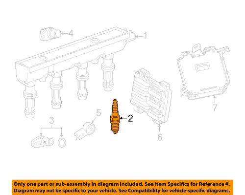 Chevrolet gm oem 2011 volt 1.4l-l4 ignition system-spark plug 55564962