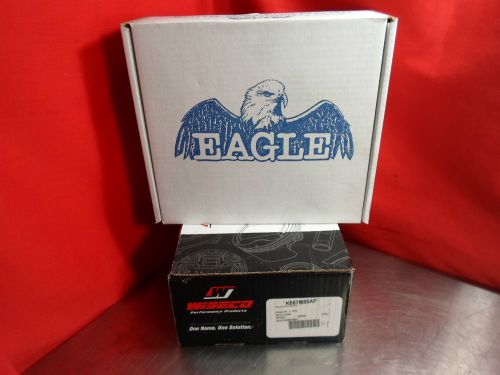 Eagle rods crs5900mb3d wiseco k667m85ap pistons evo 4g63 7bolt 85 stroker 2.3