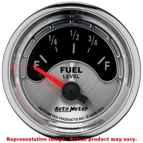 Auto meter 1214 american muscle series chrome 2-1/16&#034; (52.4mm) range: empty/ful