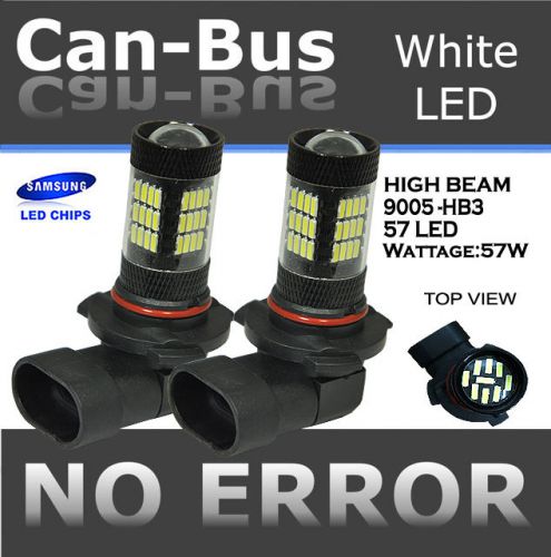 Tmz 2x canbus 9005 hb3 high beam 57led projector bulbs drl high power brightpn49