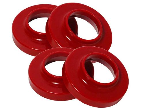 Jeep xj tj zj complete polyurethane coil-spring isolator kit - red