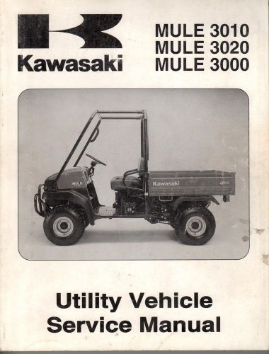 2001 kawasaki utility vehicle mule 3010 p/n 99924-1262-01 service manual (600)