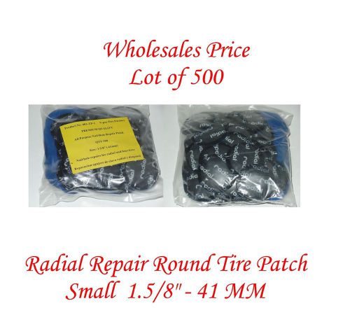 1000 pieces radial repair round tire patch small  1.5/8&#034;- 41 mm superior quality