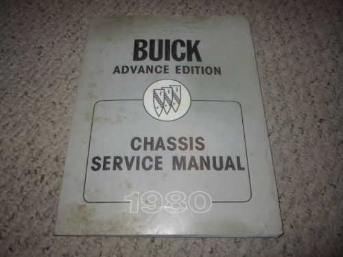 1980 buick advance edition chassis service manual