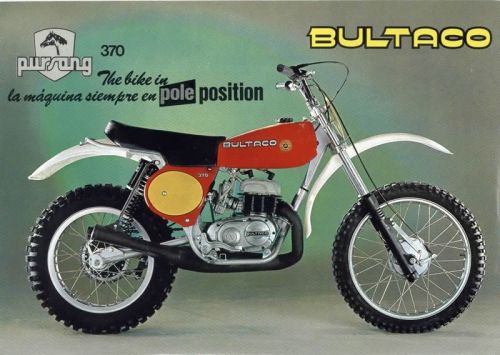 Bultaco pursang owners &amp; operations motorcycle manual 250 370