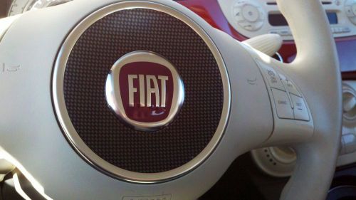 2011-2014 fiat 500 steering wheel decal vinyl graphics interior sticker