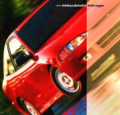 1997 mitsubishi mirage brochure-mirage coupe &amp; 4-door