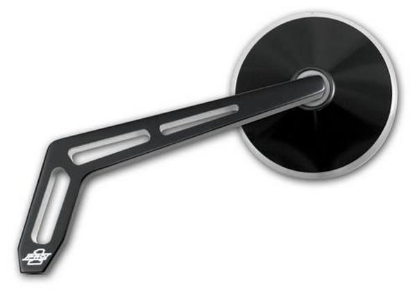 Pro one performance weekend warrior mirror cutout black round right