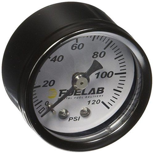 Fuelab 71501 1.5&#034; 0-120 psi efi fuel pressure gauge