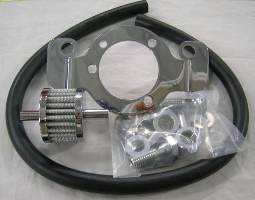 Air filter support bracket crankcase breather adapter kit harley sportster xl