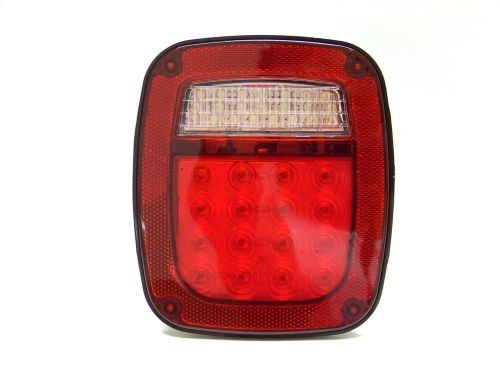 12v 16 led trailer tail light stop turn signal tail backup light semi truck