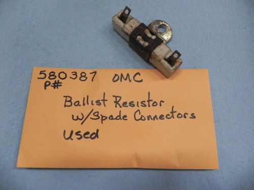 Omc mercruiser ballist resistor p# 580387