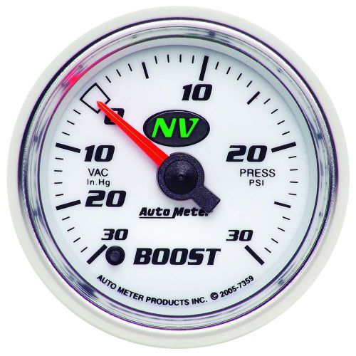 Auto meter 7359 nv; electric boost/vacuum gauge