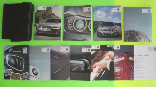 2009 bmw 3 series coupe / convertible owner&#039;s manual set w &amp; case *oem*