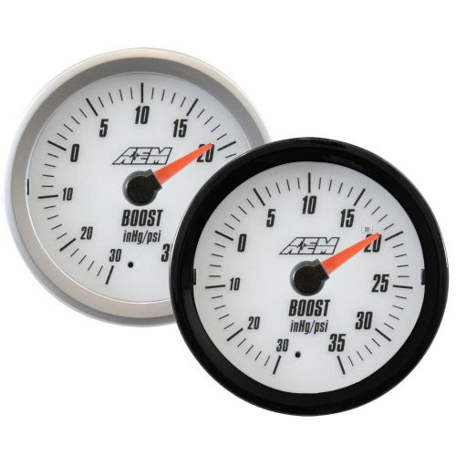 Aem 30-5132 analog 30-35 psi turbo boost sae vacuum gauge display