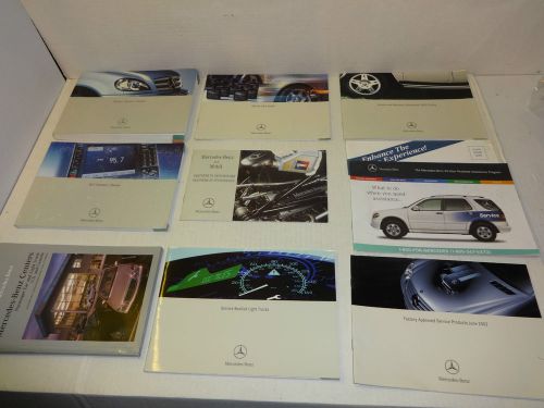 Mercedes benz manuals booklets care guide service 2002