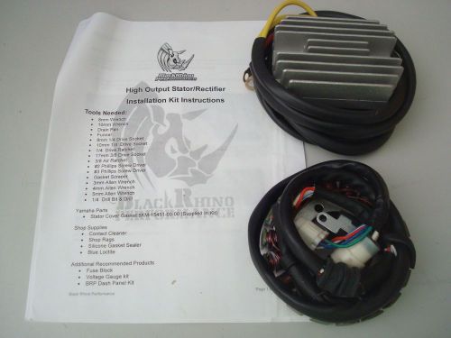 Black rhino performance high output stator rectifier kit yamaha rhino 450 660