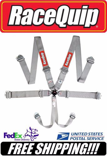 Racequip fia sfi 16.1 6pt camlock platinum racing safety harness #751061