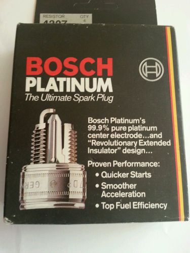 Bosch platinum spark plugs