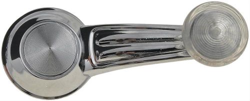 Motorite window crank chrome clear knob buick cadillac chevy oldsmobile pontiac