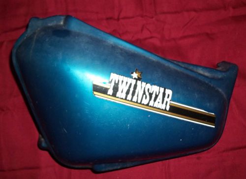 1978 honda motorcycle cm185t twinstar cm185 left side cover panel blue