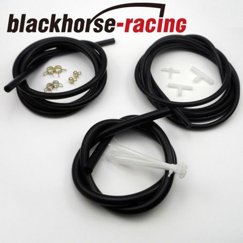 Black silicone vacuum hose kit 3mm 5mm 8mm for nissan skyline gts/gtr