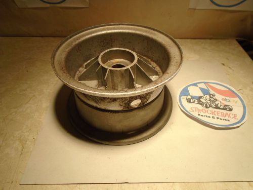 Vintage rupp racing go kart 5&#034; rear turbine wheel for step axle cart part