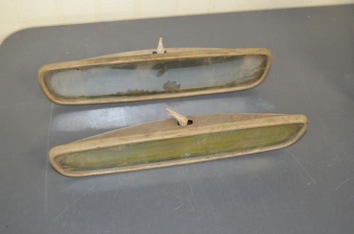 Pair of vintage guide glare proof rear view mirrors