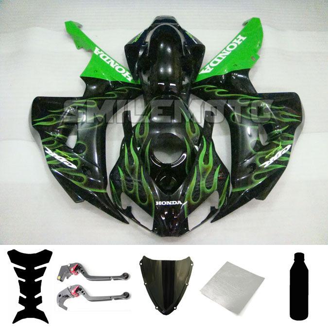 Bundle injection fairing windscreen levers for honda 2006 2007 cbr 1000 rr pah