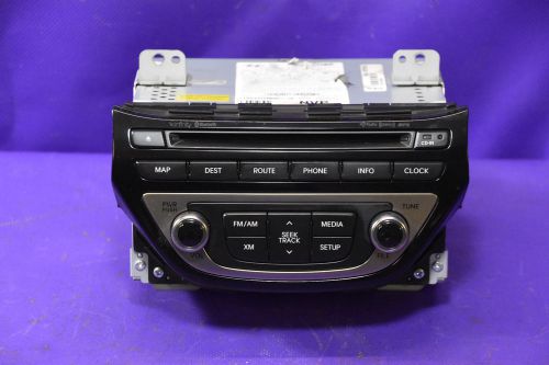 2013 hyundai genesis coupe radio am/fm/cd bluetooth navigation gps receiver oem