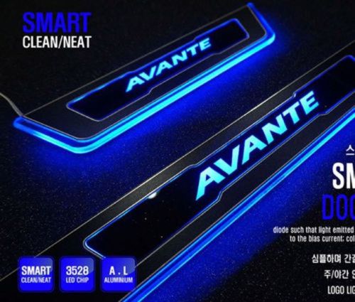 [kspeed] (fits: hyundai 2014 the new avante elantra) smart led door scuff