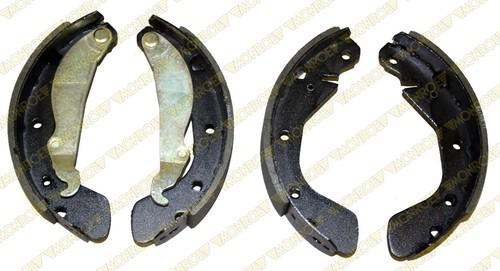 Monroe bx740 brake pad or shoe, rear-monroe drum brake shoe