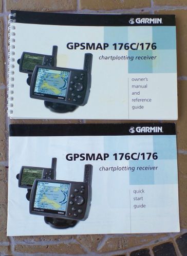 Garmin gpsmap 176c/176  chartplotting receiver owners  manual &amp;  guide only