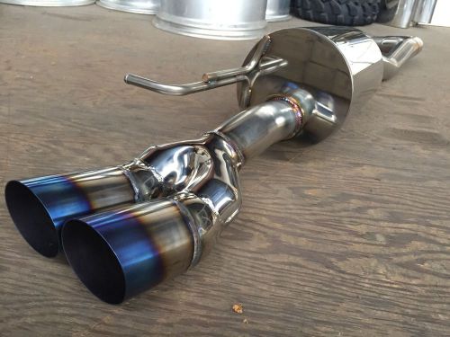 Jic-magic / cross vw golf4 mk4 real tianium tip stainless steel exhaust