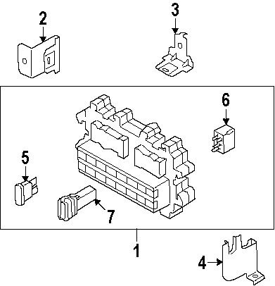 Nissan\infiniti 2523079942 genuine oem relay