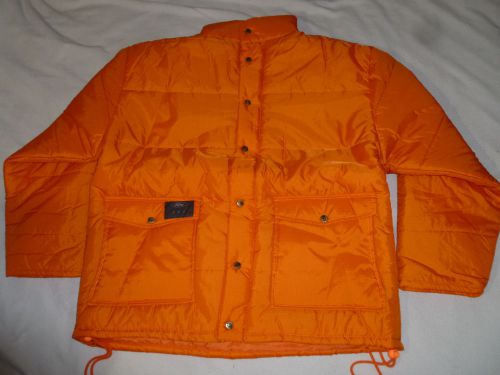 New ford motor company sport jacket coat size xxl car orange mustang puffy focus