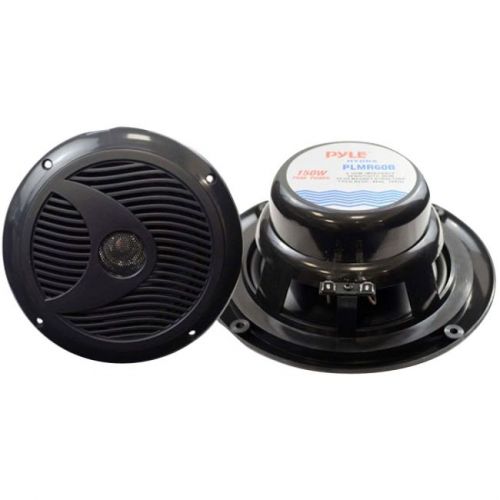 Pyle-car audio/video plmr60b 6 1/2 dual cone waterproof