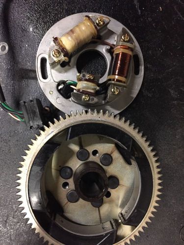 Clean yamaha superjet stator &amp; flywheel set 650 6m6 super jet ski