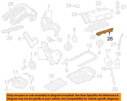 Chrysler oem-engine intake manifold gasket 4663852ab