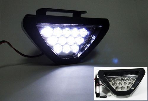 Sell F1 style 12 LED Backup Reverse Light WHITE Strobe Safety 3rd Stop ...