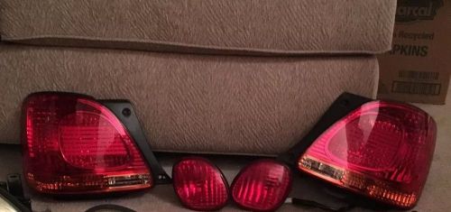 2002 lexus gs300 original oem tail lights + trunk lights and side markers