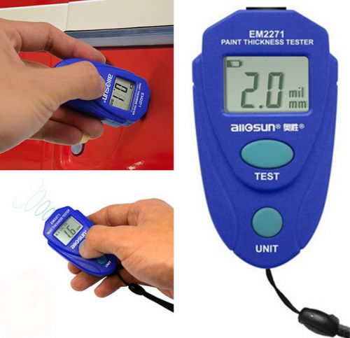 Car digital painting thickness meter coating gauge paint tester measuring tool