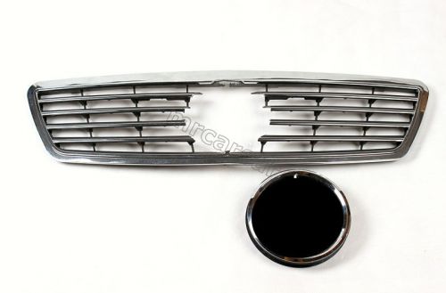 Front bumper grille hood grill chromed fit for mercedes benz w203 c class sedan