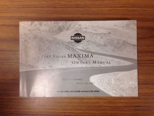 1999 nissan maxima owners manual